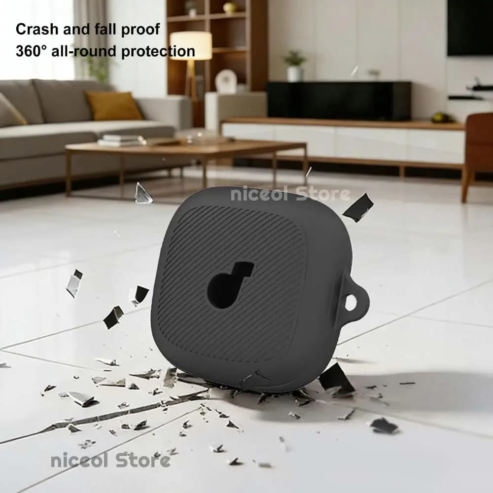 Custodia per auricolari morbida, flessibile, resistente ai graffi, guscio protettivo per auricolari wireless con moschettone per Soundcore Liberty Buds