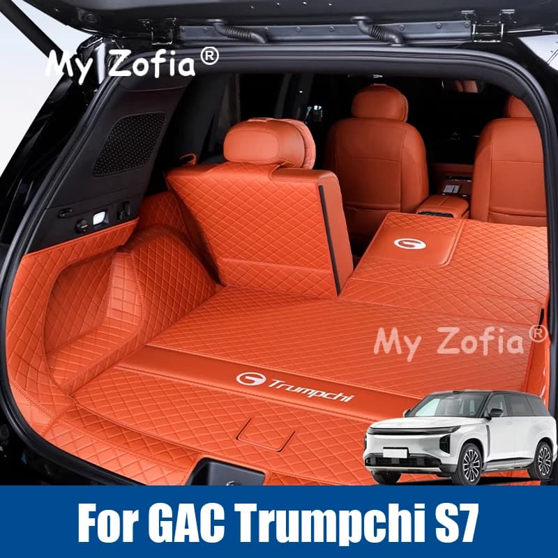 Per GAC Trumpchi S7 2025 2026 Auto Boot Zerbino Baule Posteriore Liner Cargo Pavimento In Pelle Tappeto Vassoio Protezione Accessori Tappetini