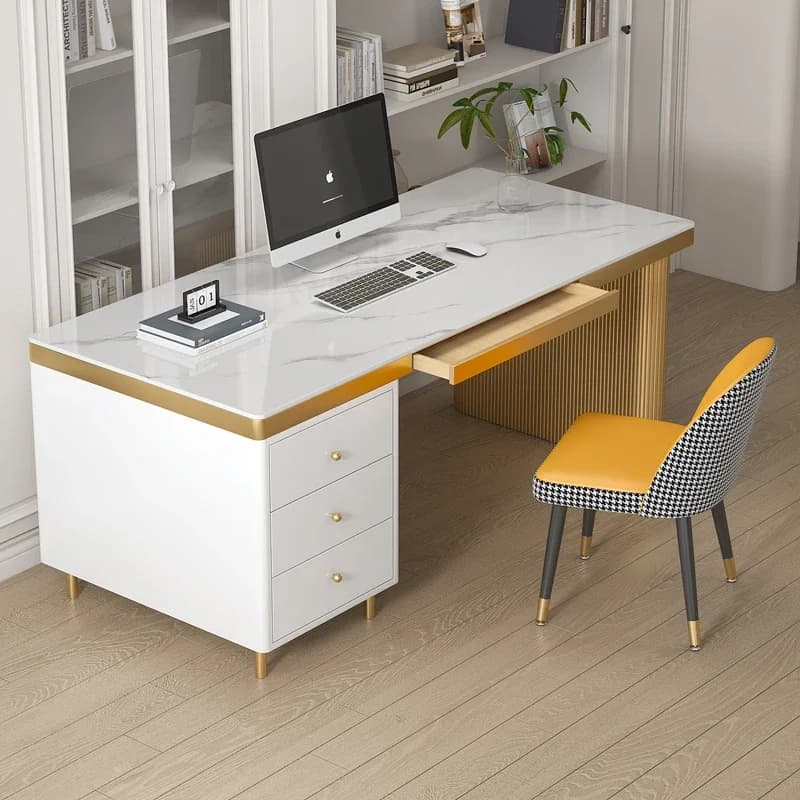 Designer Hutch Scrivania da ufficio Conservazione Scrittura Cassetti lunghi di lusso Scrivanie per computer Organizzatore Moderno Mesa Para Mobili per computer