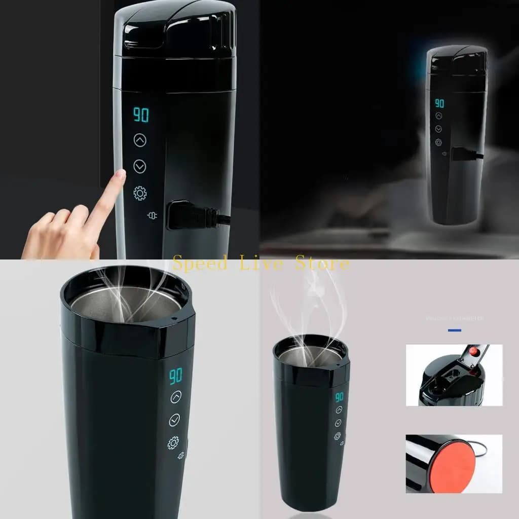 547C heated smart car cup with electric water cup at temperature 12v/24 V kettle