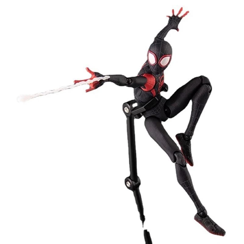 Sv Action Spiderman Miles Morales Collezione di action figure Sentinel Marvel Spider-Man nella Spider Verse Figure Giocattoli di modello