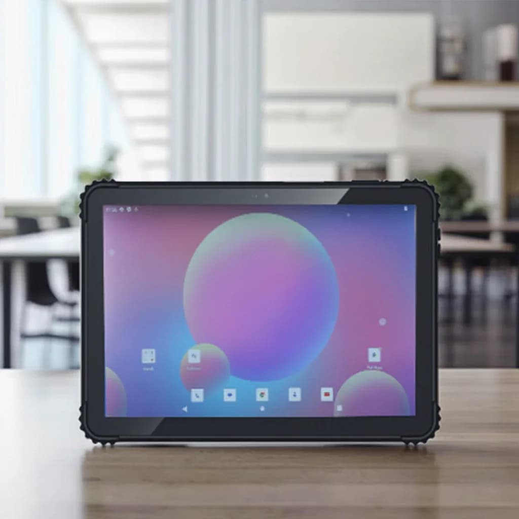 Jepower 10 Inch Industrial PDA Android 13 Fingerprint NFC Rugged Tablet 6+128GB Sim Card Waterproof Android 12/13 Industrial Use
