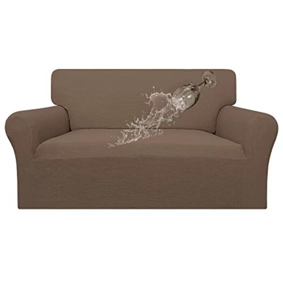Copridivano 100% Impermeabile, Copertura Elastica in Jacquard Antiscivolo, Protezione per Mobili da Animali Domestici, Cani e Gatti