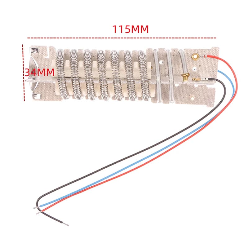 1Pc Pistola di Calore Aria Calda Asciugacapelli Saldatura Asciugacapelli Pistola Maniglia Nucleo di Riscaldamento BGA Rilavorazione Stazione di Saldatura