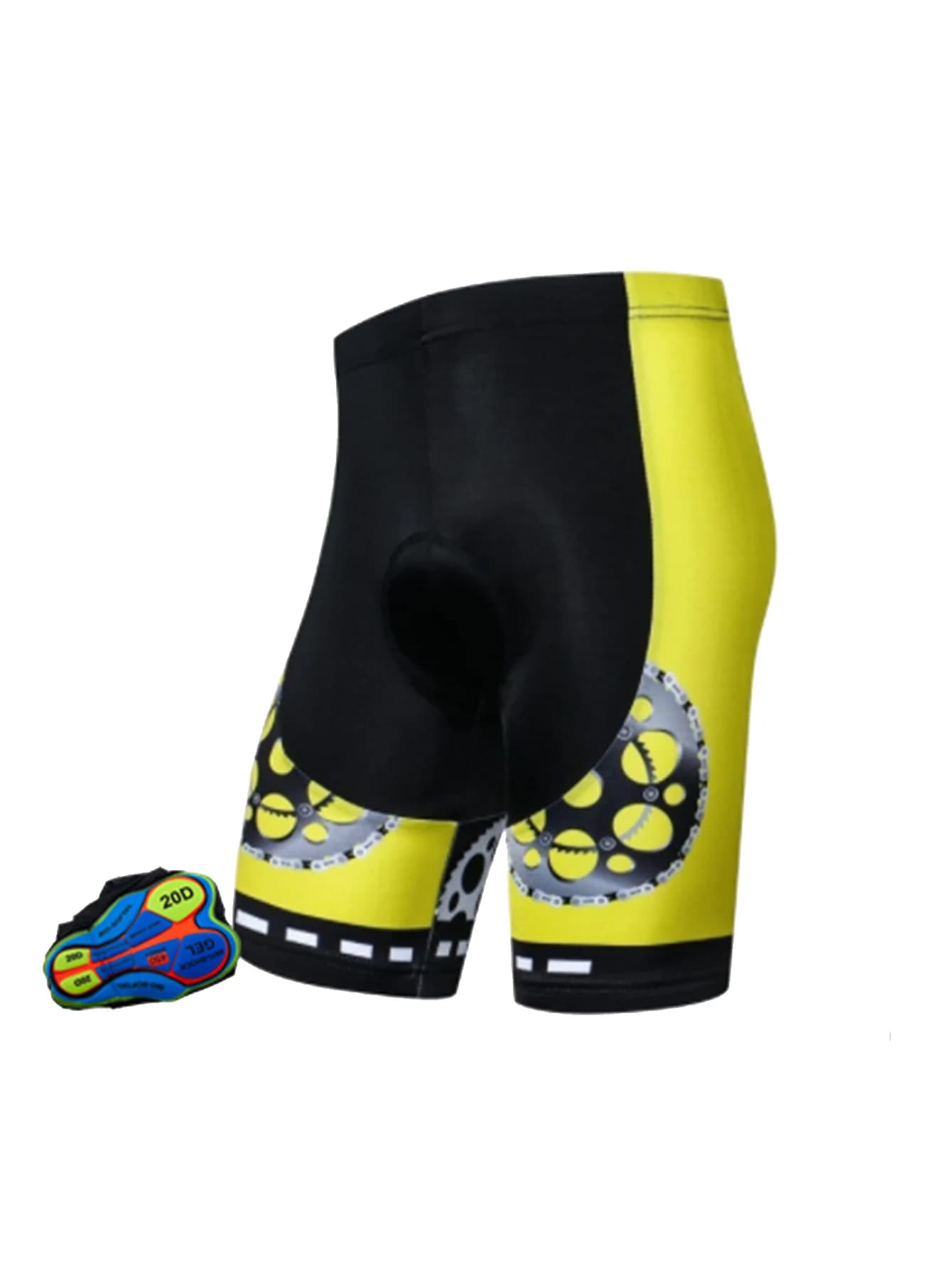 Anti-shock bicycle shorts with gel cushion 20D summer bicycle shorts mountain bike clothing road bike suit