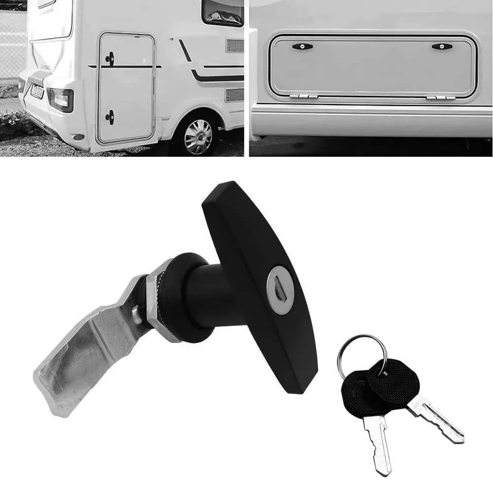 1set RV Chassis Cabinet Door Lock for Camping Accessories Car Handle Lock MS324-1-2T MS101-1A Type Air Purifier Equipment Lock