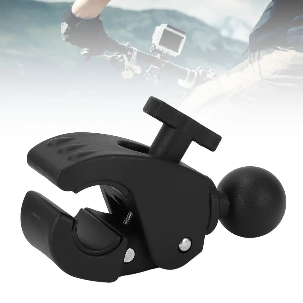 Adattatore Portatile con Attacco a Sfera da 1,5 Pollici e Base a Morsetto, Senza Foratura, per Supporto Fotocamera e Telefono da 27-55mm