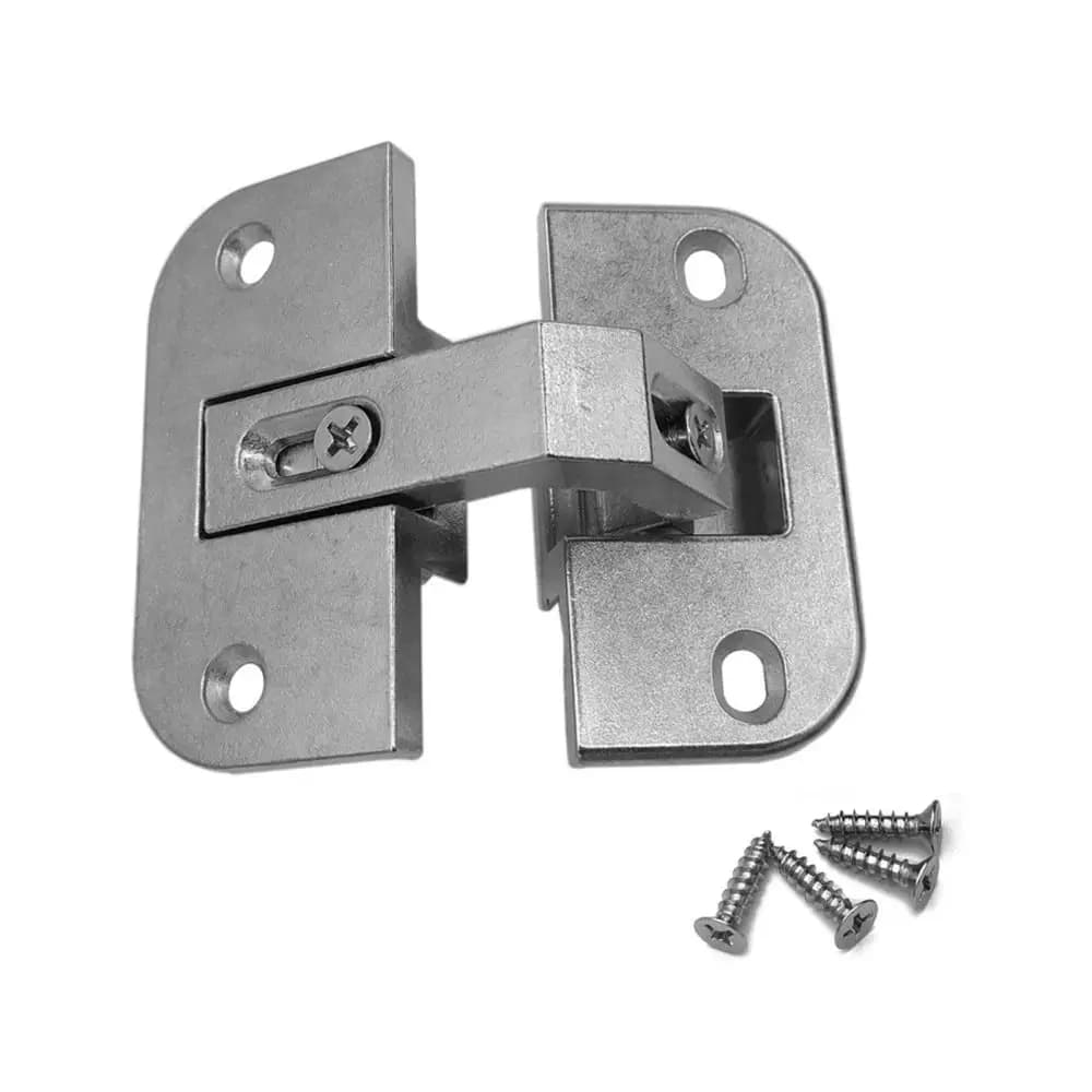 Zinc Alloy Pie Cut Corner Hinge Concealed Soft Close Load-Bearing Hinge Heavy Duty Standard Size Cabinet Door Hinge Corner