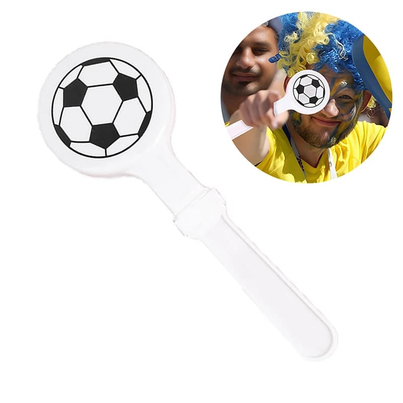 Football Clappers For Sports Events And Party Games White Soccer Ball Noise Makers
