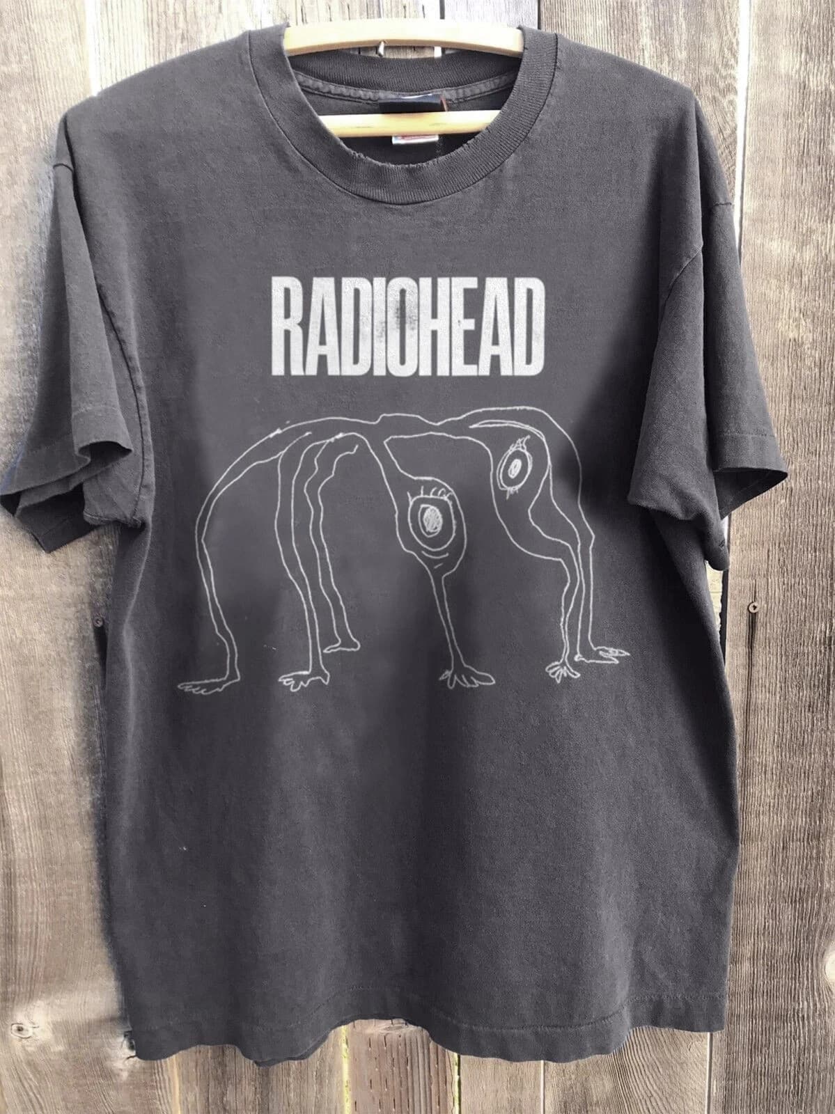 Summer Women's Radiohead T-Shirt Unisex Cotton Sweat-wicking and Breathable Tee Streetwear Oversized Loose Casual