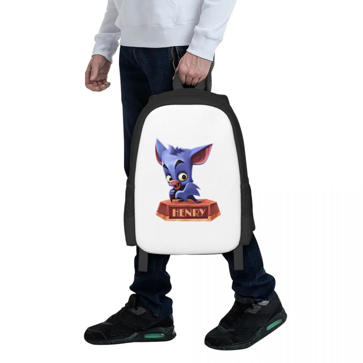 Henry Zooba Battle Arena Royale Characters Zaino per studenti Borsa da scuola Zaino da viaggio per uomo e donna Borsa a tracolla