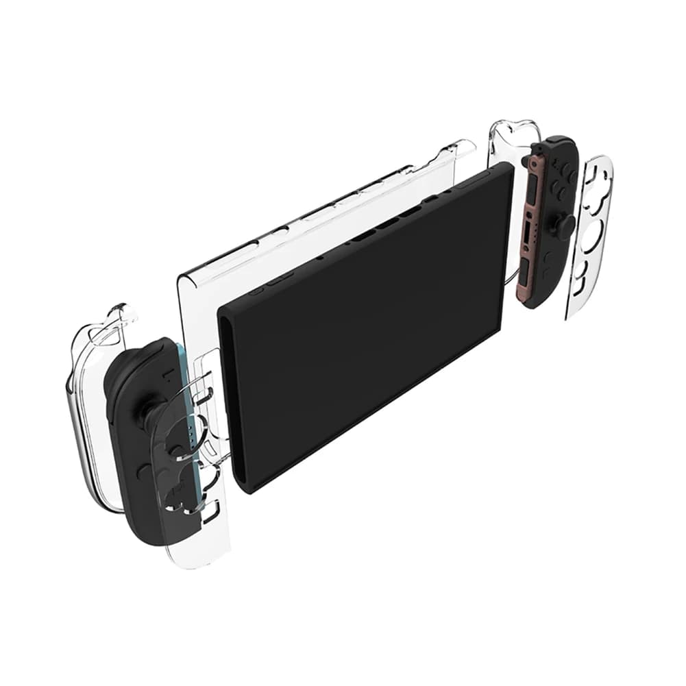 Custodia Protettiva Trasparente Anti-Caduta Staccabile per Nintendo Switch 2 - Accessori per Switch 2