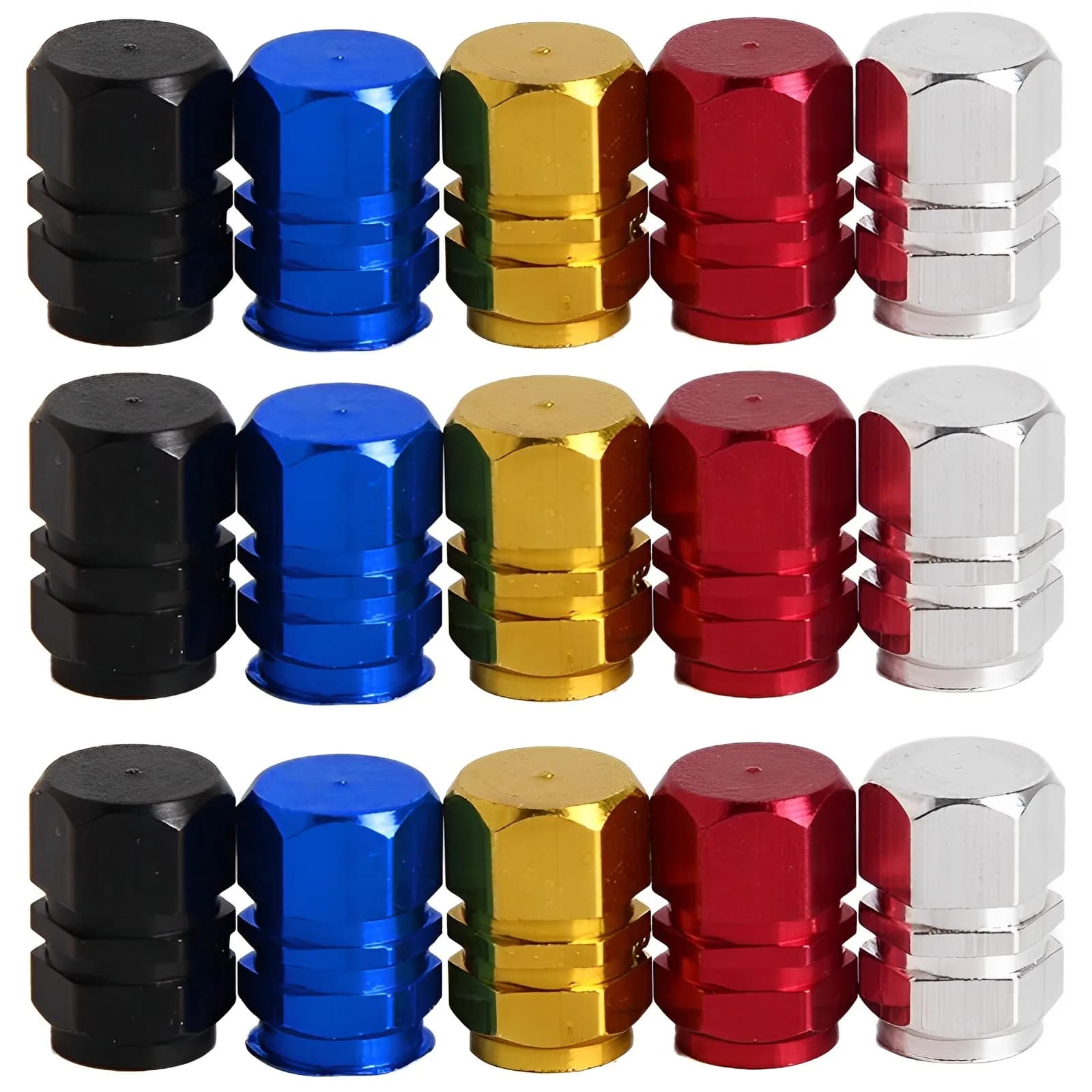 16 pcs auto wheel rubber valve cappucci wheel covers aluminum tire rim stem waterproof air powder for auto motorcycle accessories BMW Auto