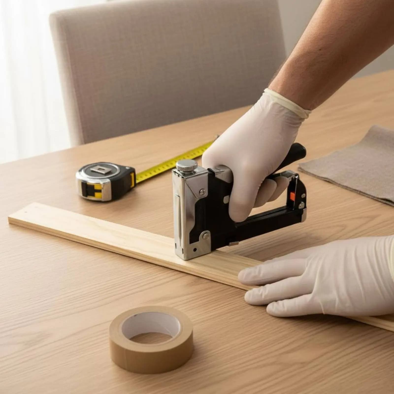Graffettatrice Manuale 3 in 1 per Impieghi Gravosi, Graffettatrice per Tappezzeria, Chiodatrice Portatile Stile Brad, Facile da Usare