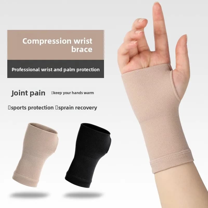 Guanti a compressione per artrite, 1 pezzo, supporto per polso e pollice unisex, perfetti per dolore e affaticamento al polso, tutore elastico per il polso