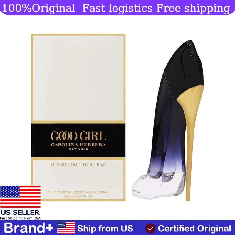 Carolina Herrera Good Girl Legere 80ml Eau De Parfum, Fragranza a Lunga Durata, Colonia con Feromoni, Regalo di Compleanno Portatile