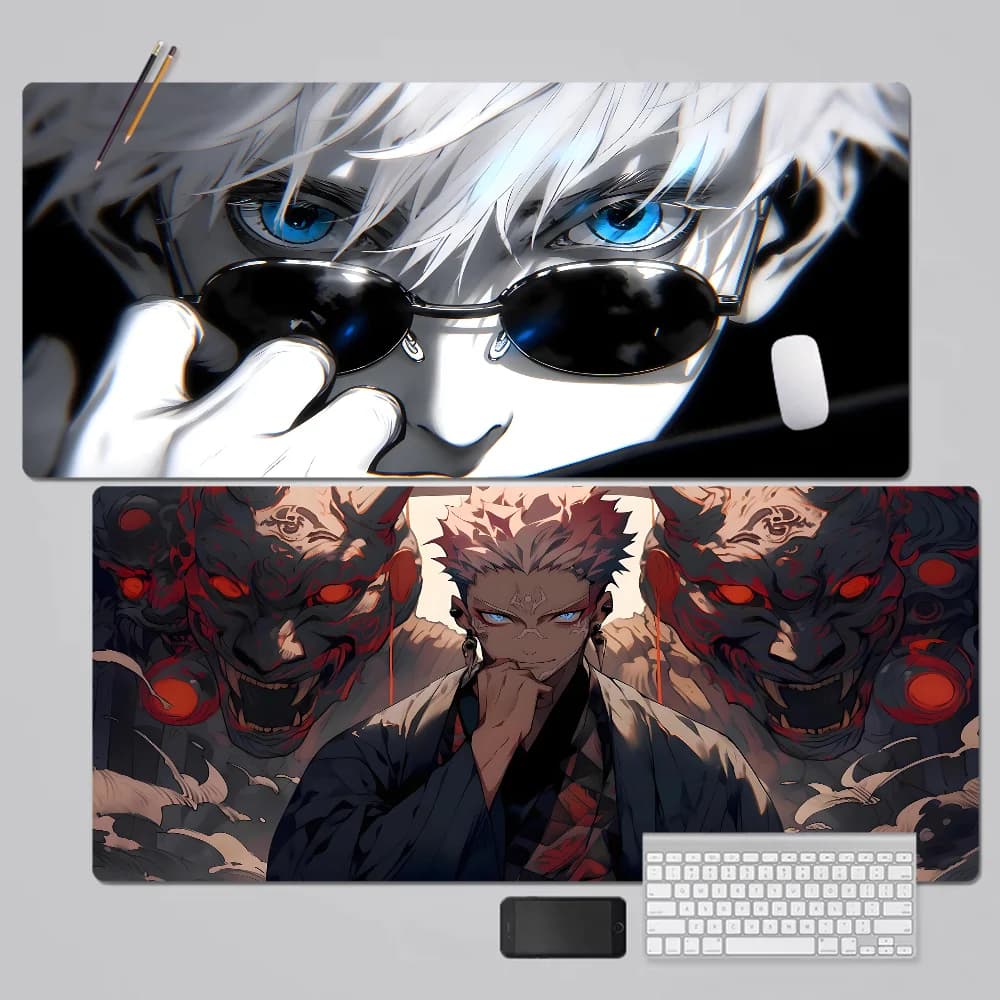 Hot Anime Jujutsu Kaisen Mousepad Boy Pad tappetino per mouse da gioco in gomma naturale dimensioni per Gaming World Of Tanks CS GO Zelda
