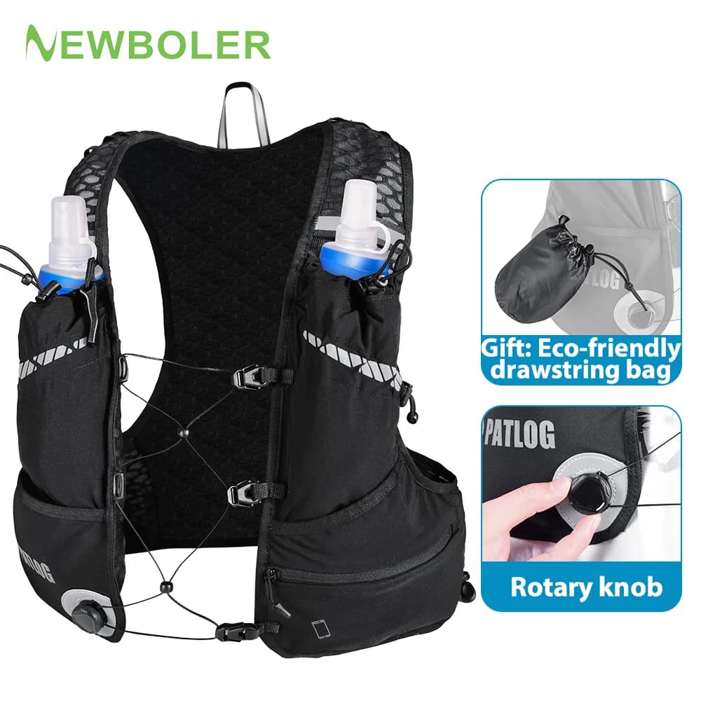 8L Breathable Running Backpack, Lightweight for Cycling, Jogging, Marathon, Hiking and Climbing
