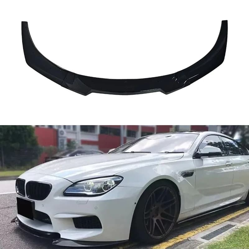 Spoiler Anteriore per Auto, Diffusore e Splitter per Paraurti, Kit Carrozzeria per BMW Serie 6 F06 F12 F13 640i 650i 640d M Sport 2012-2018