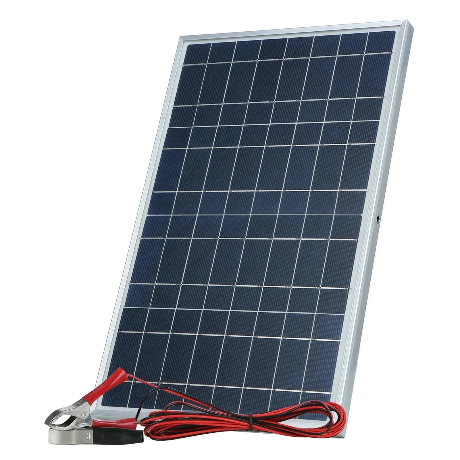 Kit pannello solare da 35 W Generatore solare a celle solari ricaricabili per esterni portatile a energia solare policristallina completa da 12 V
