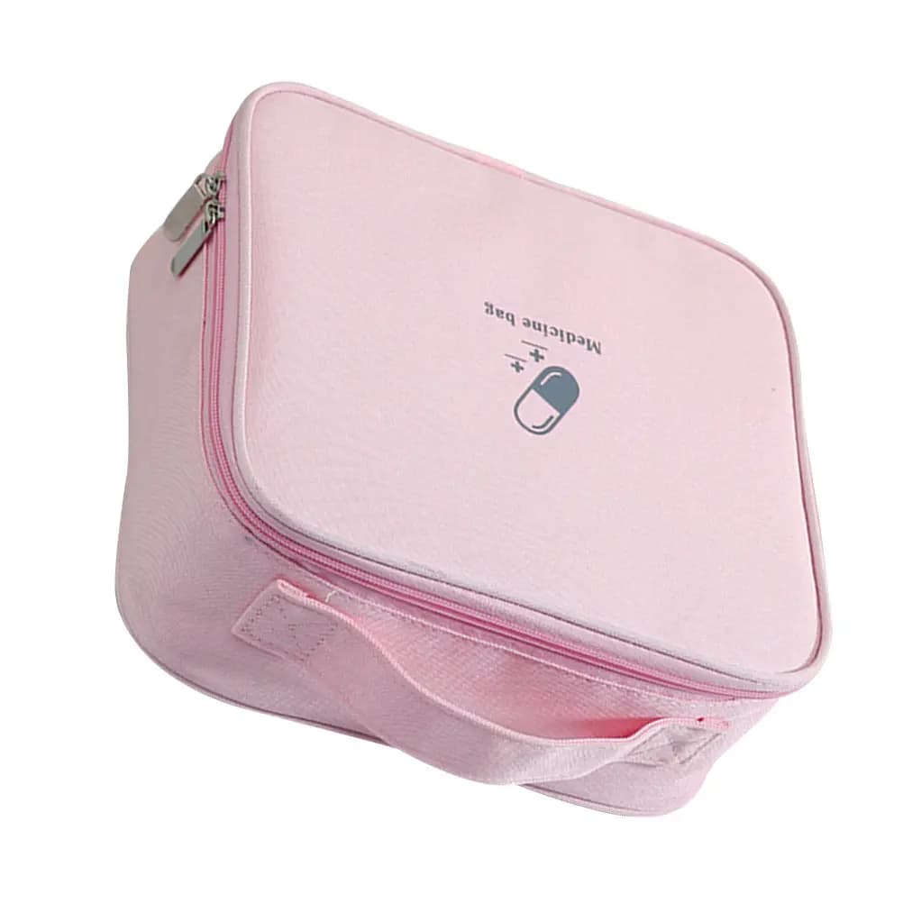 Water Resistant Oxford Cloth First Aid Kit Bag Emergency Storage Pouch Portable Medicine Organizer Travel Bag Quick