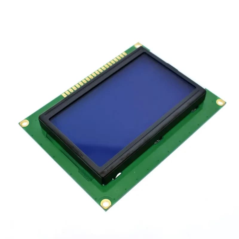 LCD display module backlit blue color chart dots 12864 128x64 for Arduino Raspberry Pi