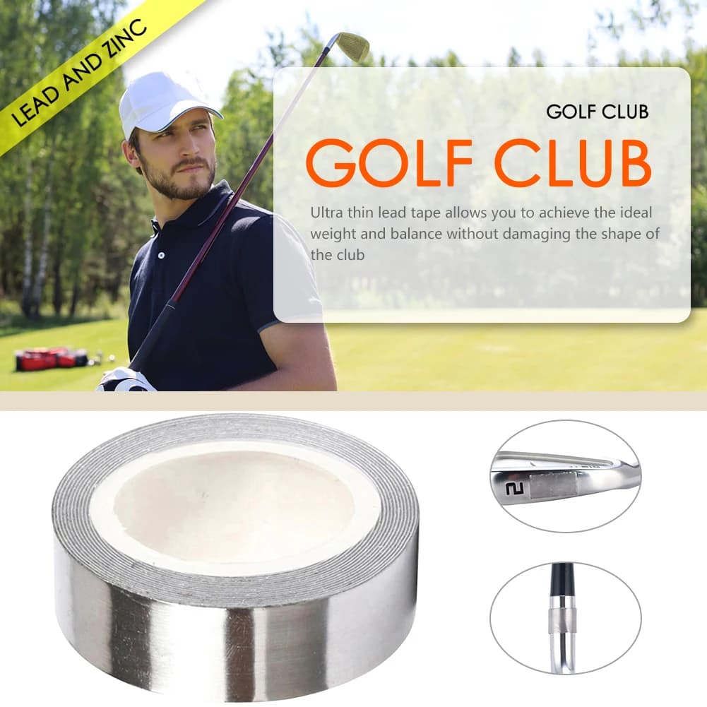 1 Roll 100g/50g/30g Golf Adhesive Lead Tape Add Weights Golf Club Tennis Racket Iron Putter Tennis Badminton Racket Weight Tape