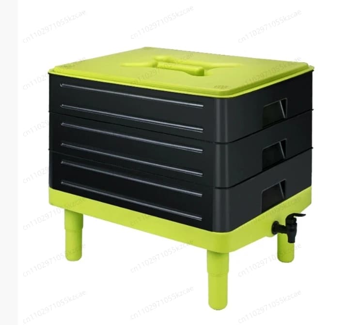 4 Pallets of 65L Worm Compost Bins for Farm Use To Recycle Food Waste From Gardens
