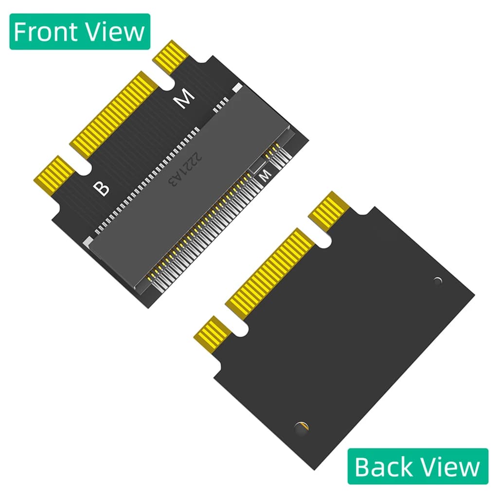 Per M.2 NVME M-Key B + M 2230 a 2242 SATA-Bus SSD Scheda adattatore di estensione per ThinkPad X270 X280 T470 T480 L480 T580 Seriali