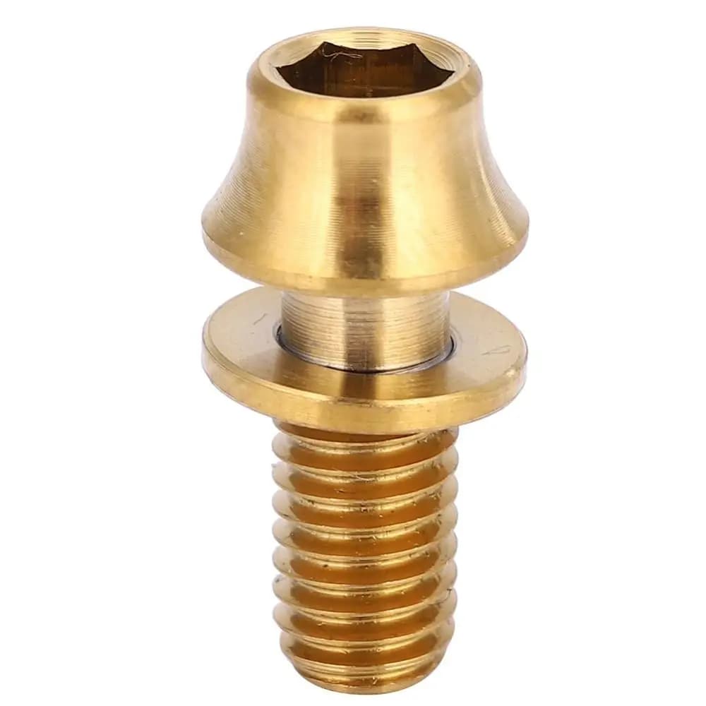 1 Pezzo Vite M5*12mm per Portaborraccia Bici in Lega di Titanio ad Alta Resistenza con Rondella, Leggera