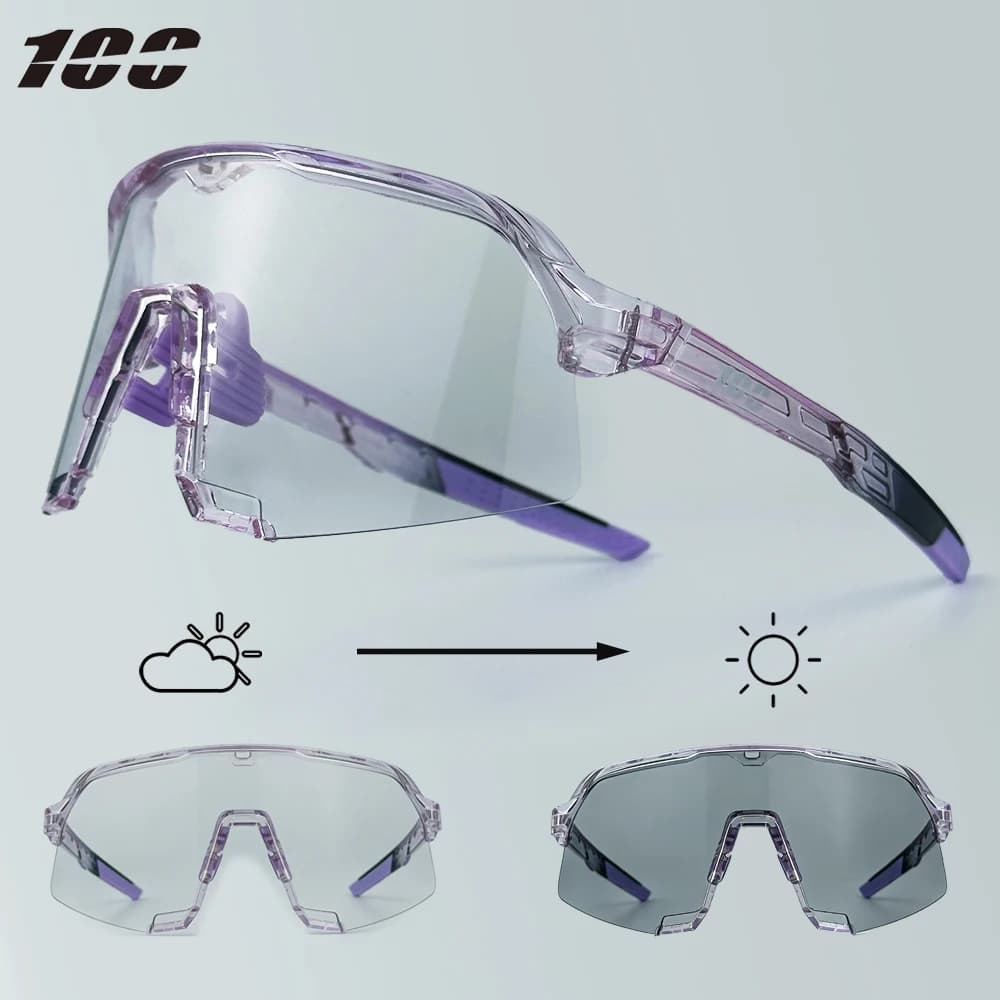 Nuovi occhiali da sole fotocromatici Sport all'aria aperta Bici Occhiali da ciclismo Uomo MTB Occhiali da trekking Donna Guida Bicicletta Occhiali UV400