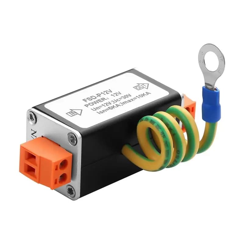 【PRODOTTO INDISPENSBILE】Dispositivo di protezione contro le sovratensioni 10Ka DC12V per telecamere di sicurezza, sistemi CCTV, RS485 e apparecchiature a bassa tensione