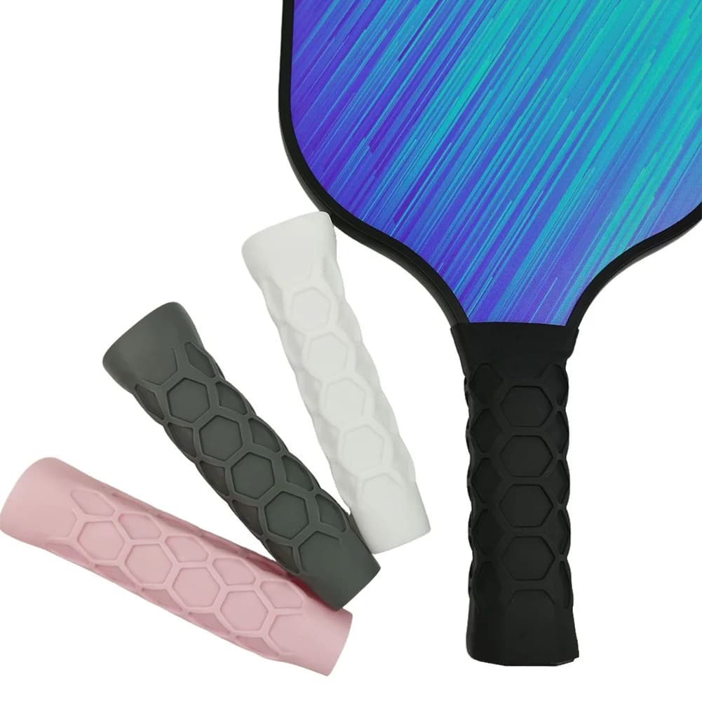 Copertura per impugnatura per paddle in silicone Pickleball Copertura per impugnatura per racchetta da pickleball antiscivolo Overgrip per controllo migliorato