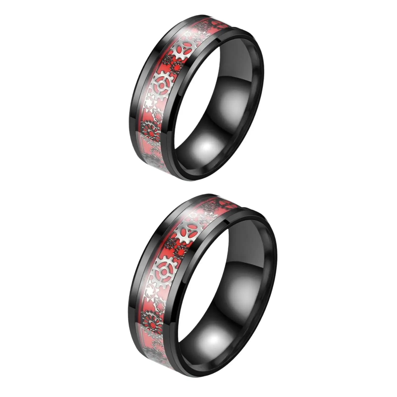 Anello da uomo alla moda, anello nuziale, gioiello per anniversario, compleanno, Halloween
