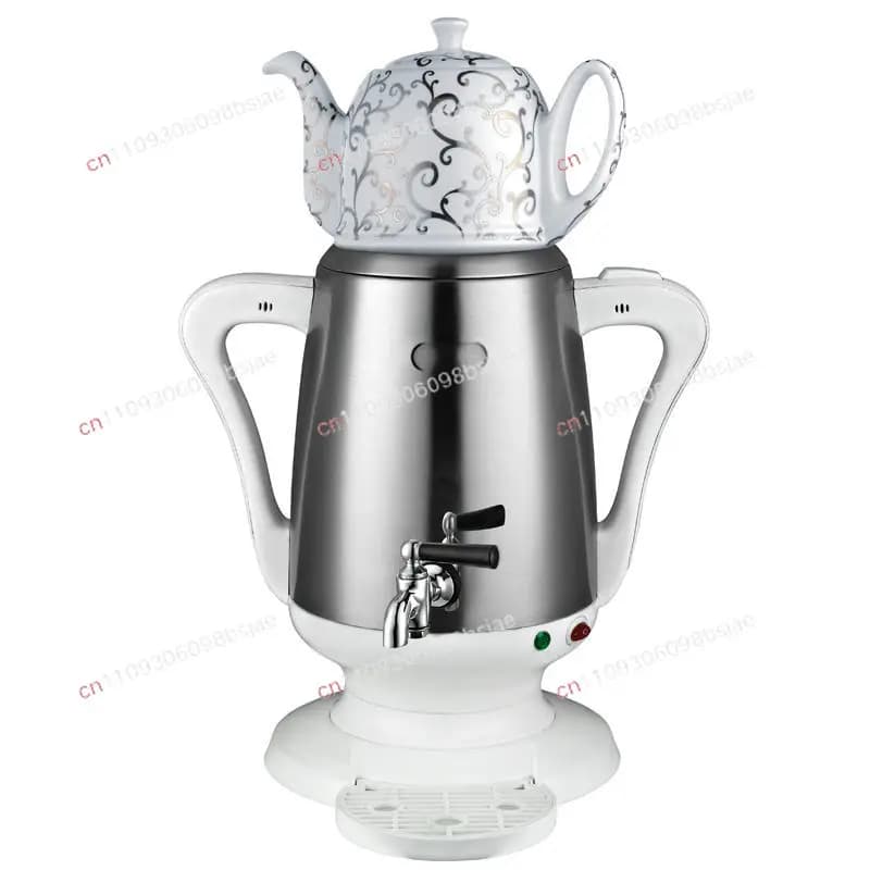 Household double-layer tea-making electric kettle, stainless steel kettle