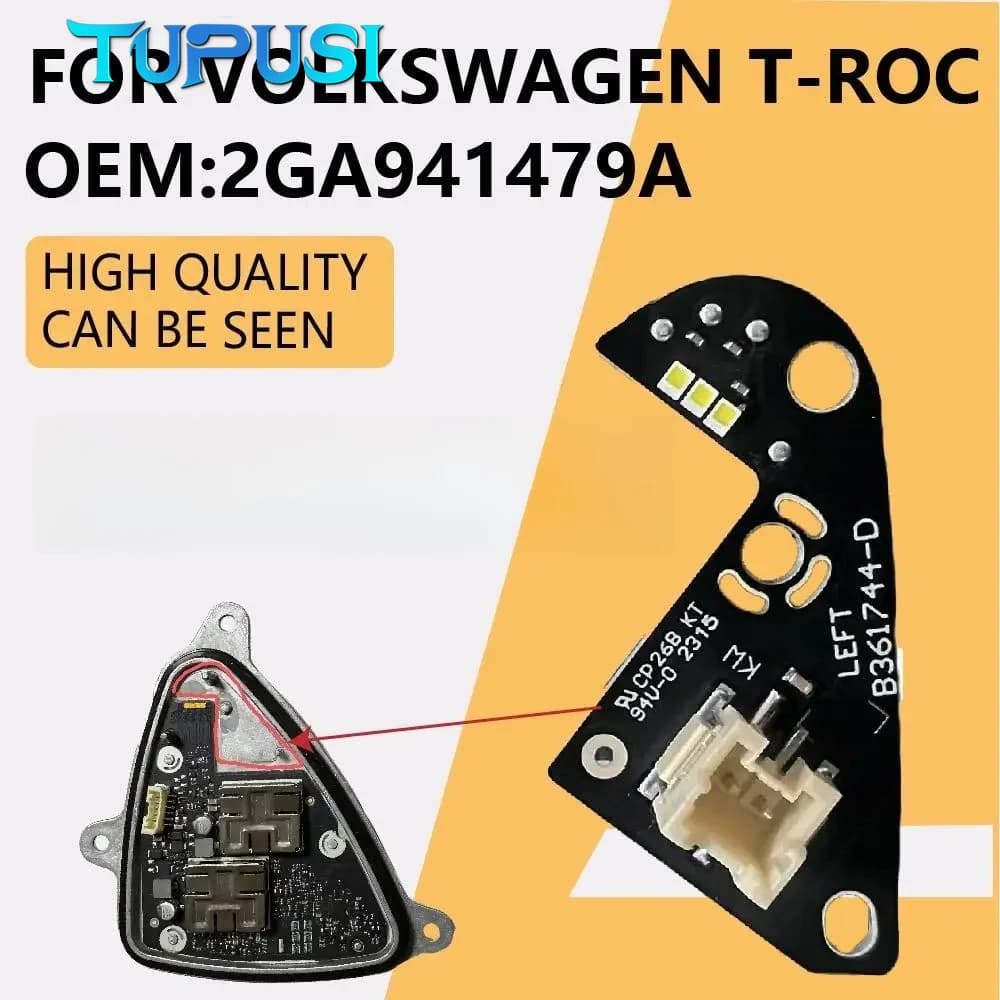 White Daylight For Volkswagen T-ROC LED Daytime Running Light Turn Signal Light Source Board B361745-B B361744-D 2GA941479A