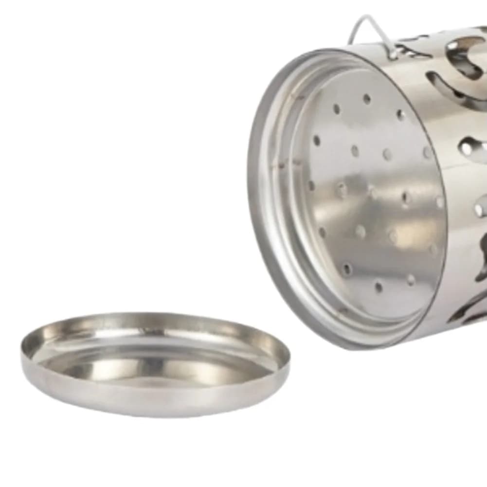 Stainless Steel For mini Heater for Outdoor Use Portable Camping Stove 10.3x11cm Efficient Radiant Heat Design