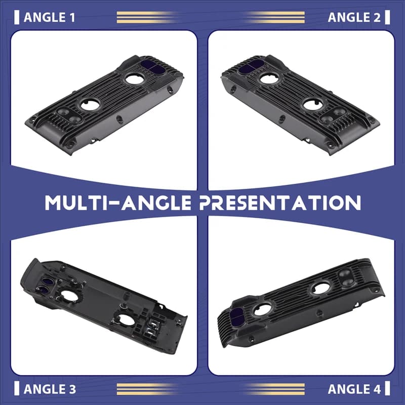 Sostituzione guscio inferiore B48A per DJI Mavic Serie 3 - Modelli Cine, Classic, Pro Pezzi di ricambio durevoli del coperchio inferiore del drone
