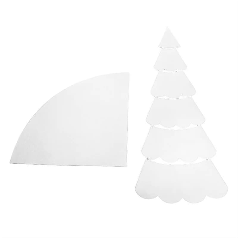 Handmade Christmas Tree Quilting Template Set Multifunctional DIY Sewing Ruler Practical Sewing Pattern Tools