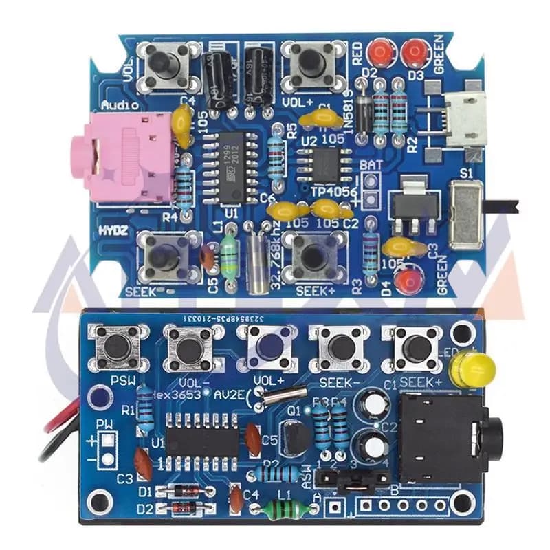 Kit elettronici fai-da-te Modulo ricevitore radio FM stereo wireless PCB 76 MHz-108 MHz DC 1,8 V-3,6 V