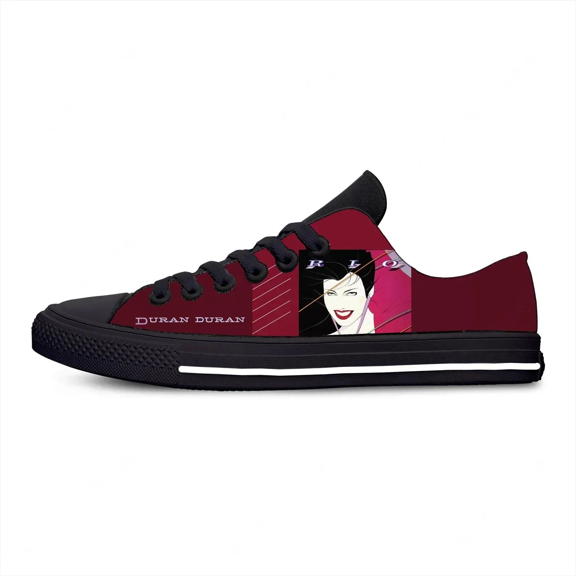 Band DURAN DURAN Sneakers basse da uomo, da donna, per adolescenti, scarpe casual, scarpe da corsa in tela, stampa 3D, scarpe leggere e traspiranti