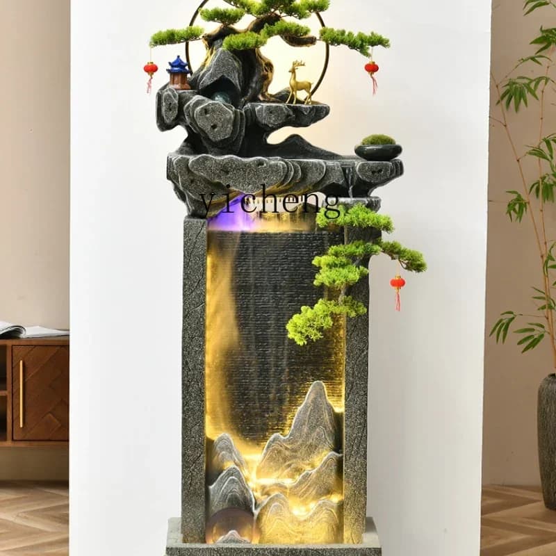 XL roccioso acqua corrente ornamento ingresso fortunato circolazione interna acqua caratteristica fontana umidificatore