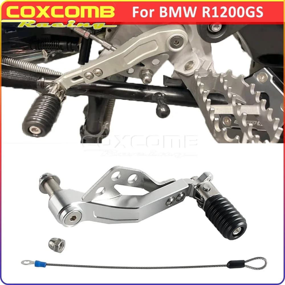 Pedale del Cambio Pieghevole per BMW R1200GS LC Adventure R1200 R 1200 GS, Leva del Cambio Regolabile per Moto, Poggiapiedi Sinistro