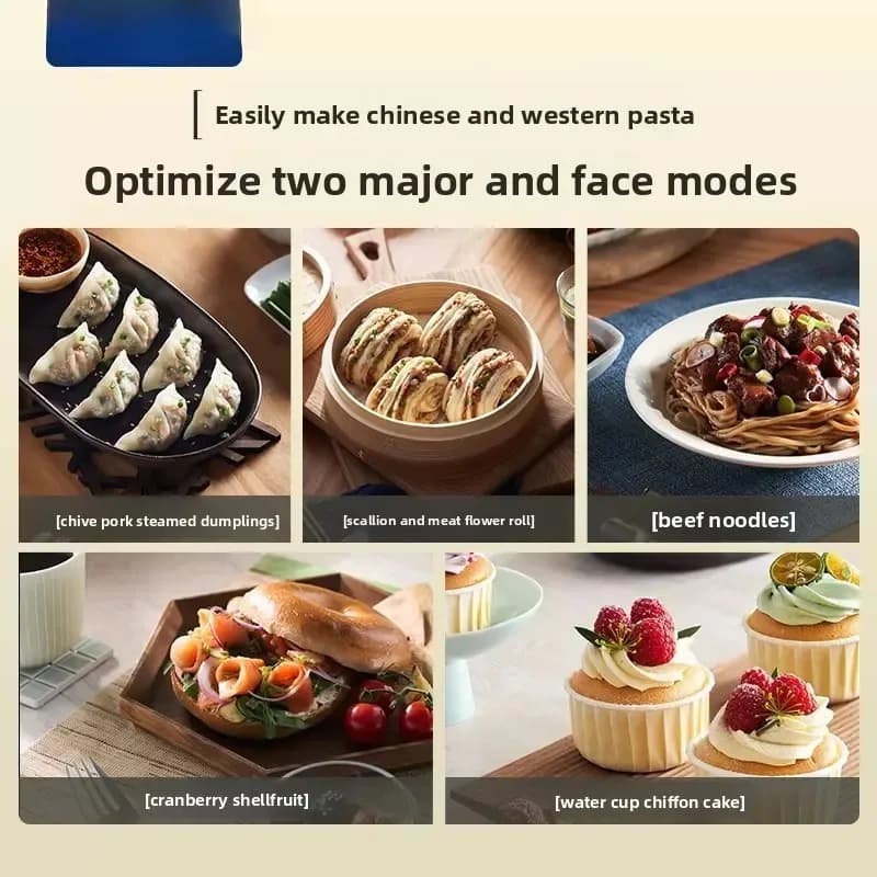 Macchina per pasta e macinatore di pasta, per pasta fermentata e montata. Impastatrice Domestica, Macchina Automatica per Impastare, Multifunzione
