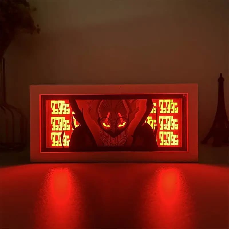 Anime DAN DA DAN Paper carved lamp Anime Figure Takakura Ken 3D LED Color Light Box Toy Room Decoration Collect Night Light Gift