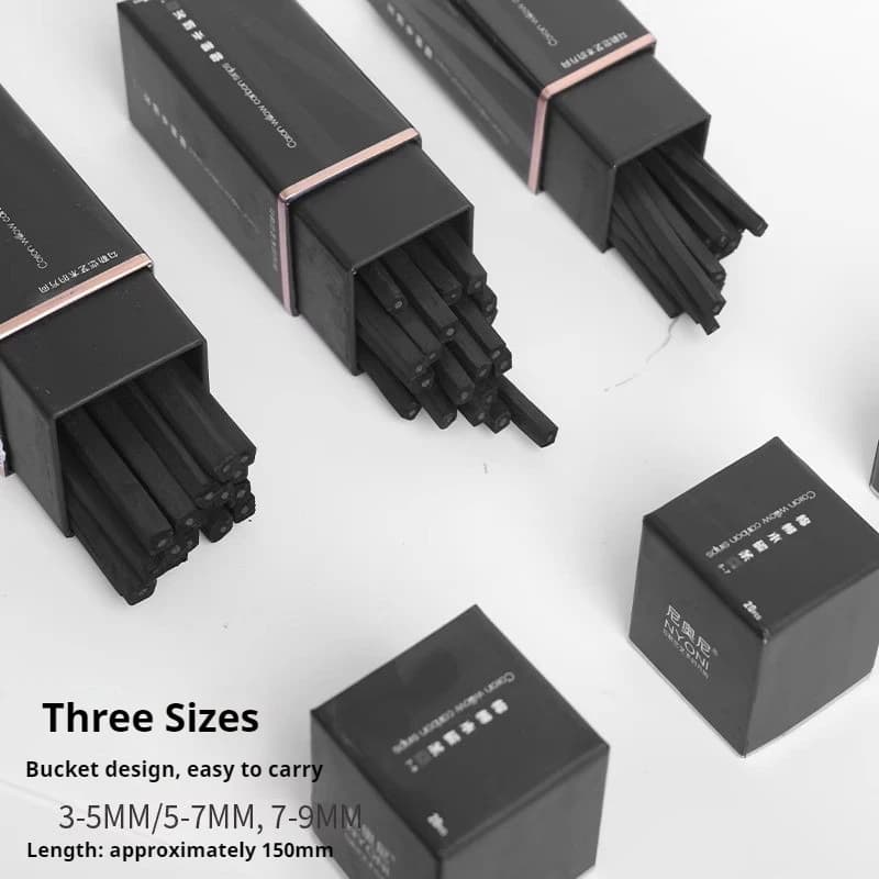 NYONI Art Charcoal Sticks 20/25Pcs Charcoal Pencils Sketching Painting Drawing For DIY Hobbyist Beginner School Artist Supplies