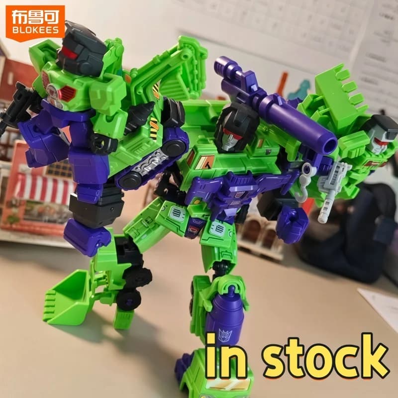 Blokees Devastator Transformers Defender Versione Set combinato Staffa per accessori per punte da trapano blindate per giocattoli e hobby