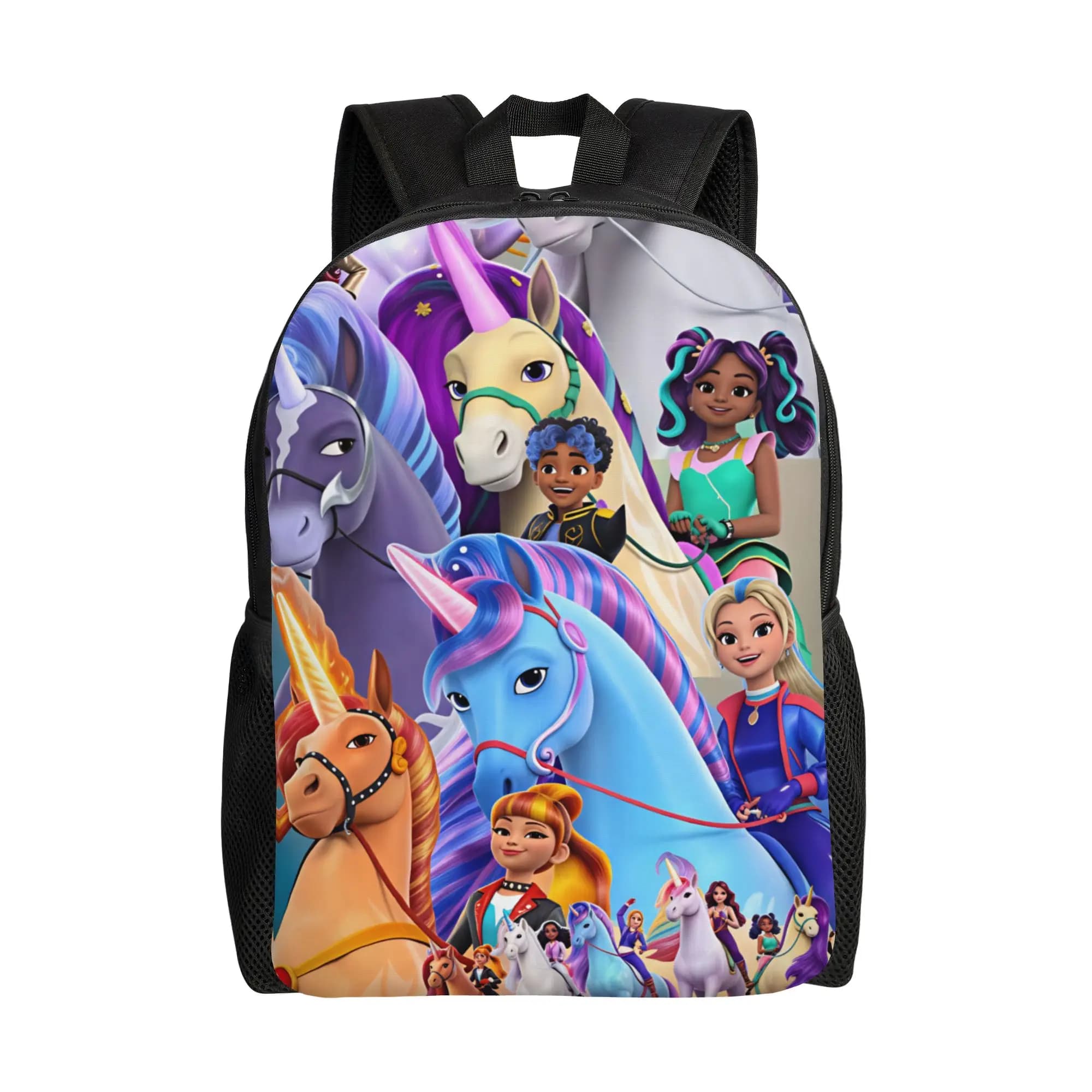 Cute Unicorn Backpack Male Soft Backpacks Polyester Style School Bags Travel Design Rucksack