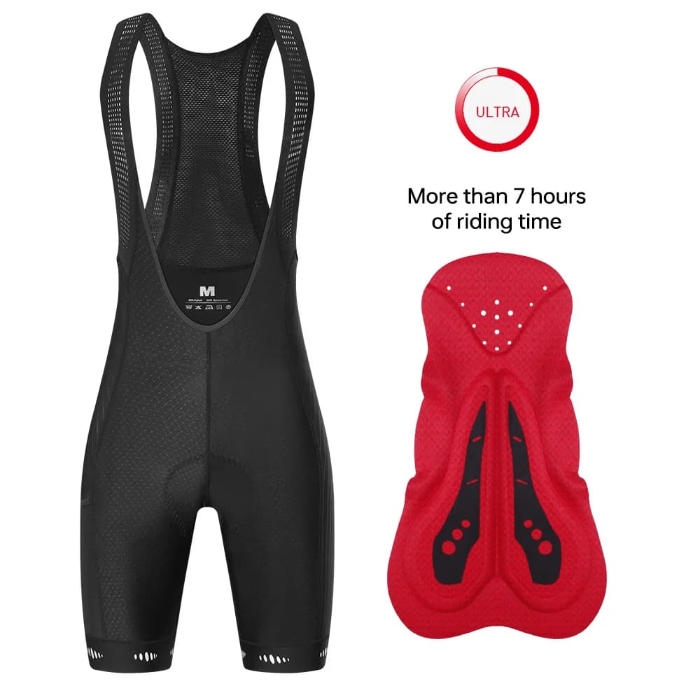 Cycling shorts X-Tiger with pocket UPF 50+ men's bike shorts with straps series competitive fast drying polyester