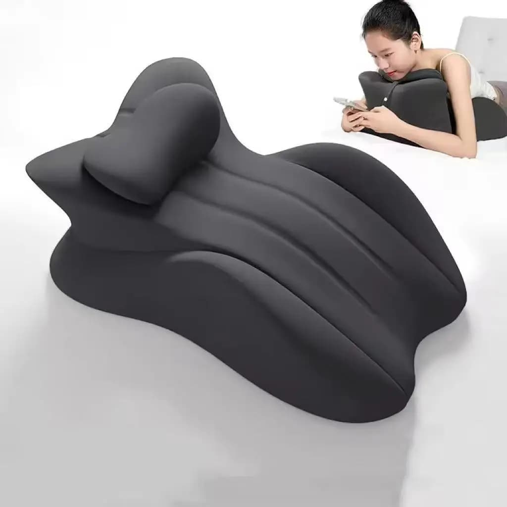 Cuscino per dormire incline in memory foam per letto, supporto ergonomico per la vita, cuscino per trazione cervicale, cuscino multifunzionale per coppie
